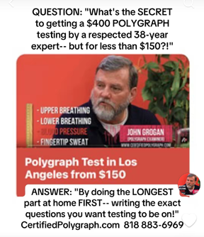 price for a lie detector test in Los Angeles